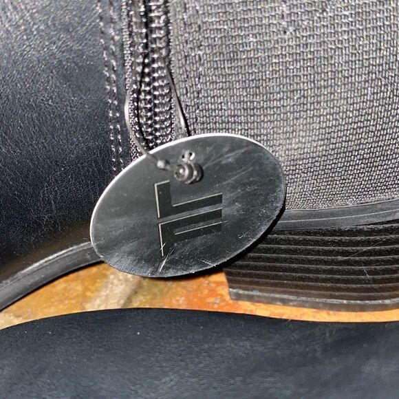 London Fog collection water resistant black ankle boots LFW-HARMONY size 7 NEW - Picture 4 of 13